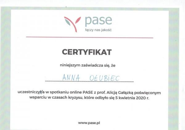 certyfikat-pase